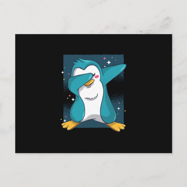 Postal Dabbing Penguin Dab Penguin (Anverso)