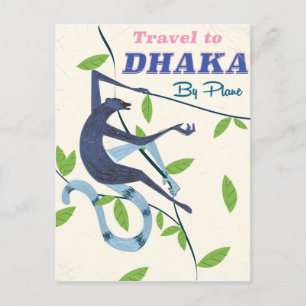 Postal Daca, poster de vacaciones de Bangladesh.