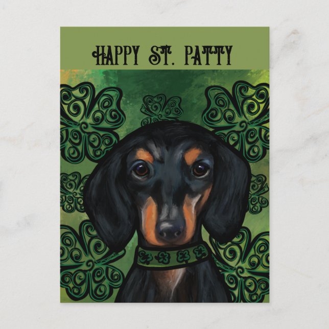 POSTAL DACHSHUND (Anverso)