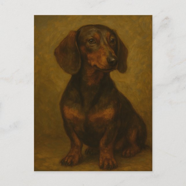 Postal Dachshund (Anverso)