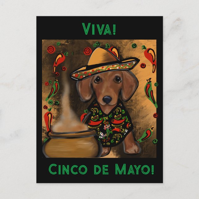 Postal Dachshund (Anverso)