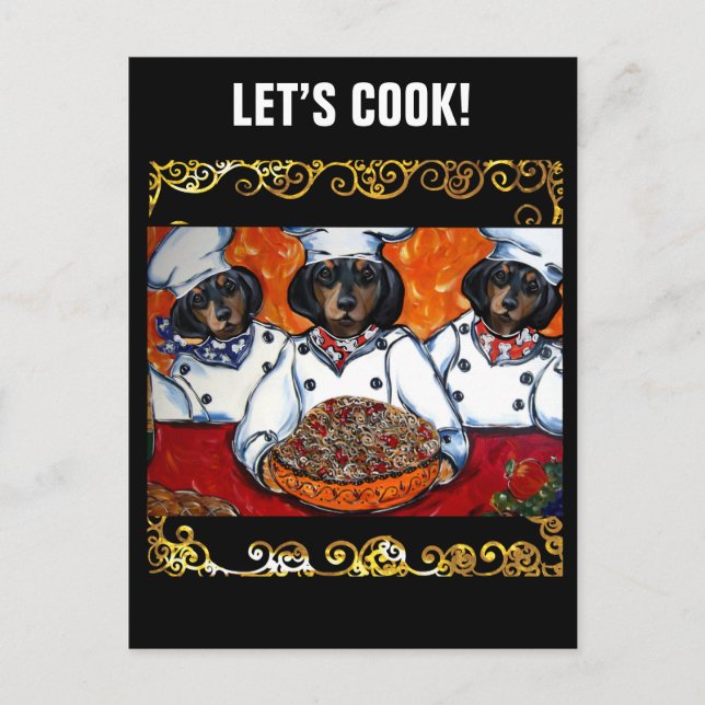 POSTAL DACHSHUND (Anverso)