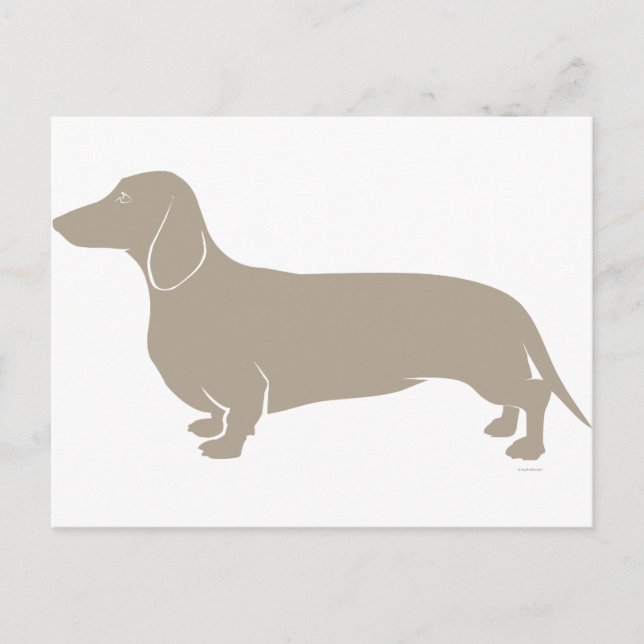 Postal Dachshund (Anverso)