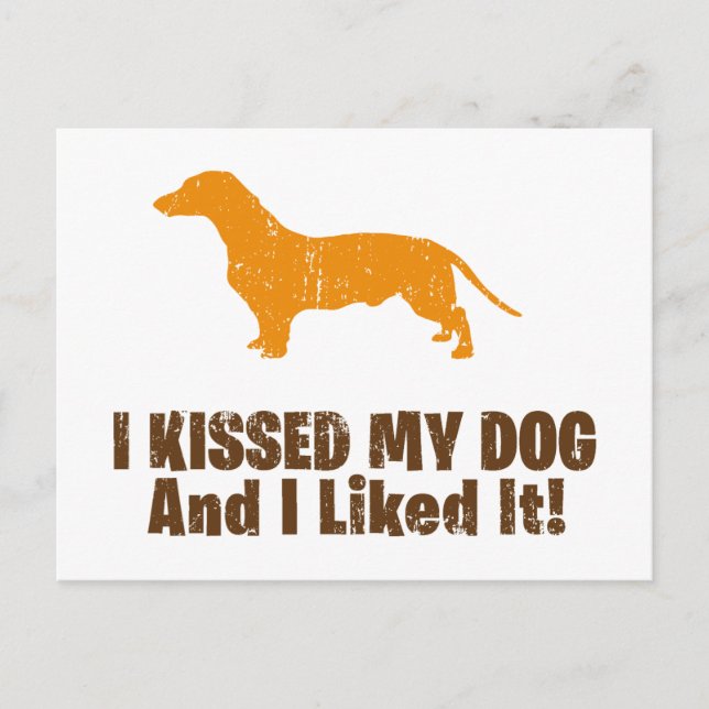 Postal Dachshund (Anverso)