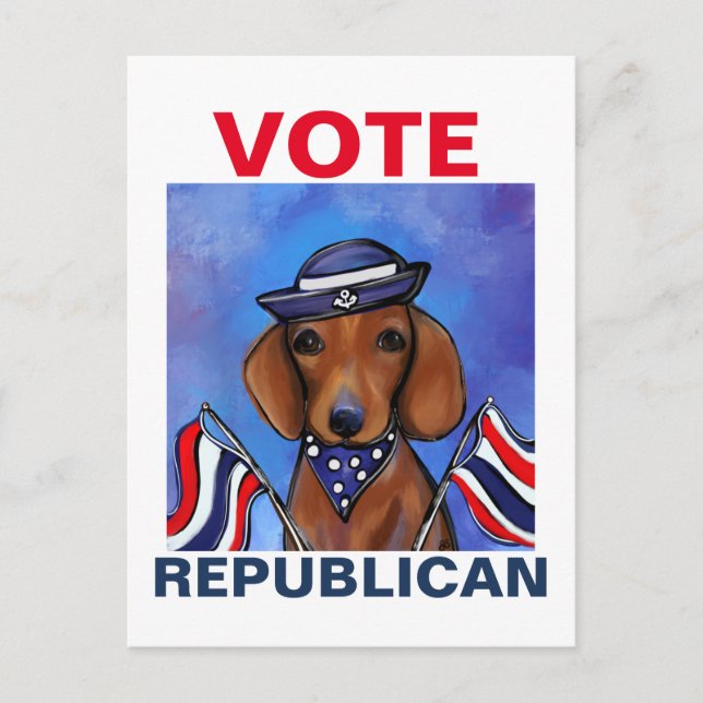 Postal Dachshund (Anverso)