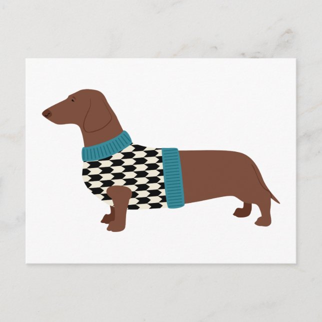 Postal Dachshund (Anverso)