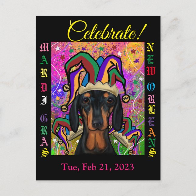 Postal Dachshund       (Anverso)