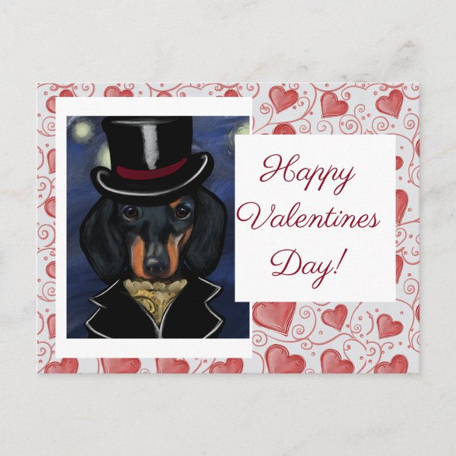 POSTAL DACHSHUND      (Anverso)