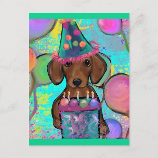 Postal Dachshund (Anverso)
