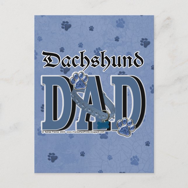 Postal Dachshund DAD (Anverso)