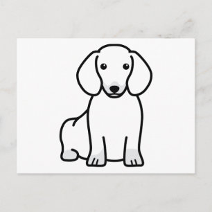 Postal Dachshund Dog Personalizado