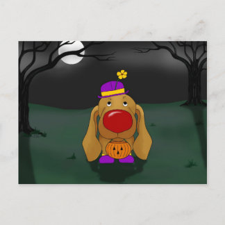Postal Dachshund Halloween