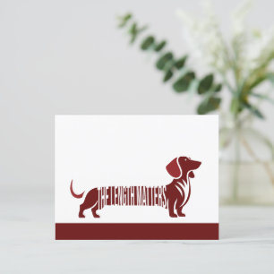 Postal Dachshund - La longitud importa