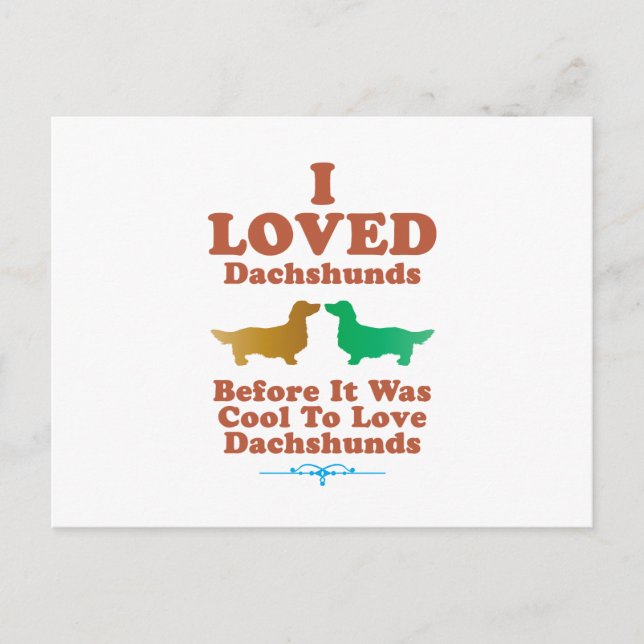 Postal Dachshund Longpeed (Anverso)