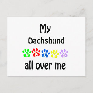 Postal Dachshund Walks Design