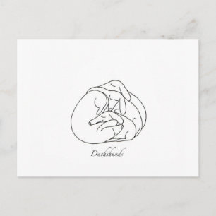 Postal Dachshunds 'Cursionados juntos'.jpg