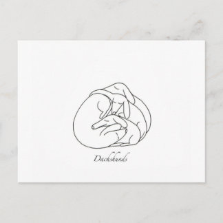 Postal Dachshunds 'Cursionados juntos'.jpg