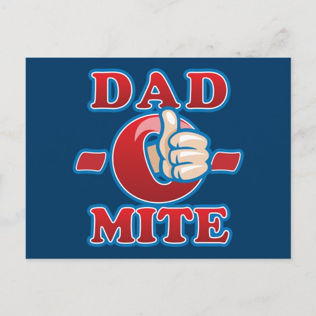 Postal Dad-O-Mite (Anverso)