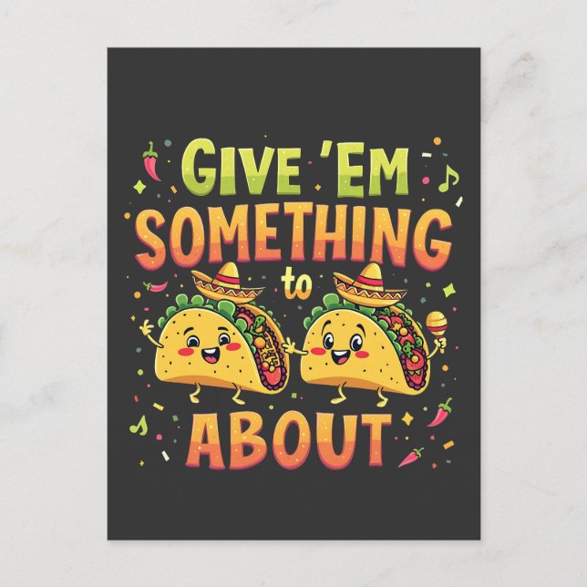 Postal Dadles algo de tacón sobre el Cinco de Mayo (Anverso)