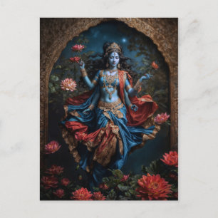 Postal Dadora de bendiciones Divina Kali