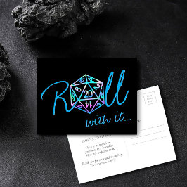 Postal Dados de RPG | Holo Fantasy Tabletop Gamer Pospues