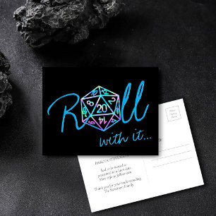 Postal Dados de RPG   Holo Fantasy Tabletop Gamer Pospues