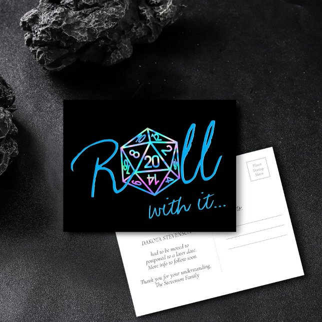 Postal Dados de RPG | Holo Fantasy Tabletop Gamer Pospues (Subido por el creador)