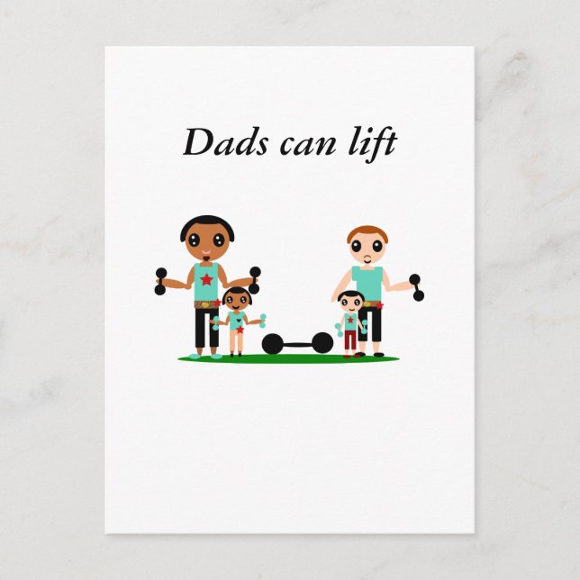 Postal Dads Can Lift (Anverso)