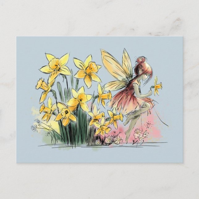 Postal Daffodil Fairy (Anverso)