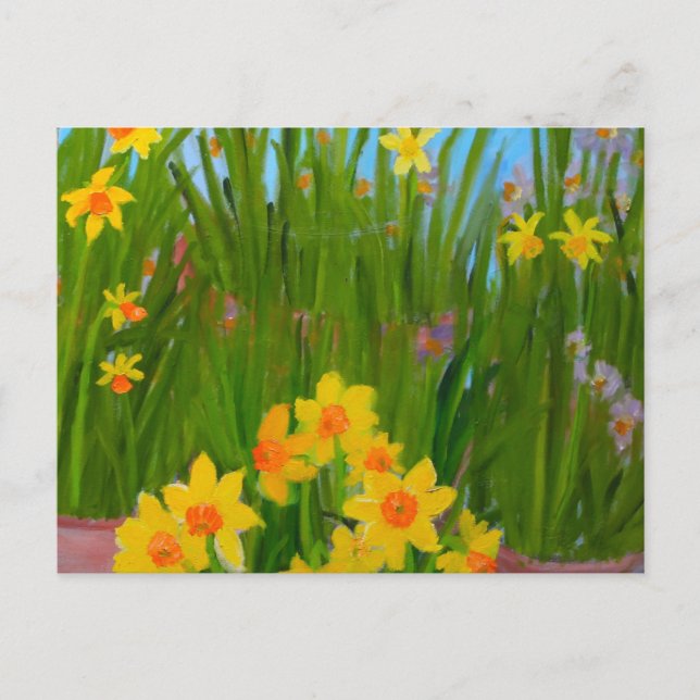 Postal Daffodils: Susan Payne-Trutna (Anverso)