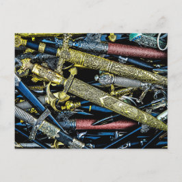 Postal Dagas, sucios y sabers