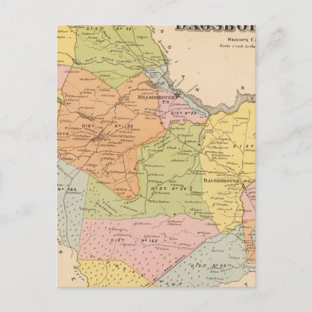 Postal Dagsborough (Anverso)