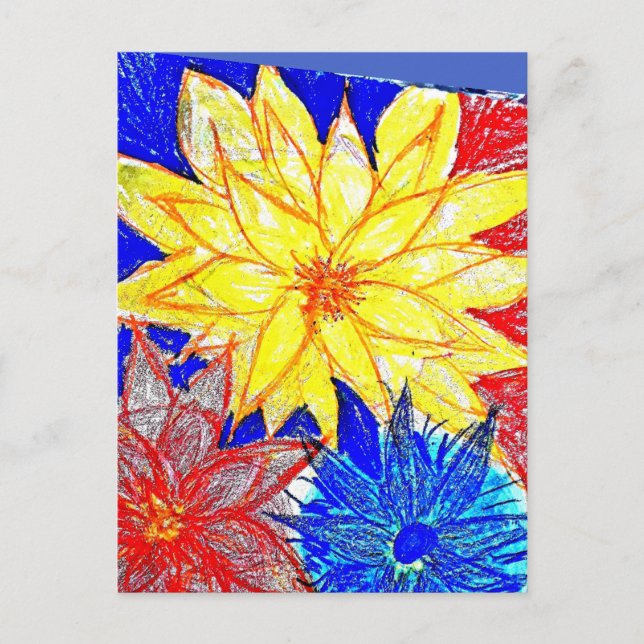 Postal Dahlia  (Anverso)