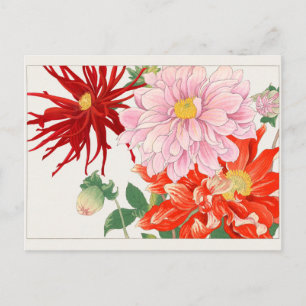 Postal Dahlia por Tanigami Konan