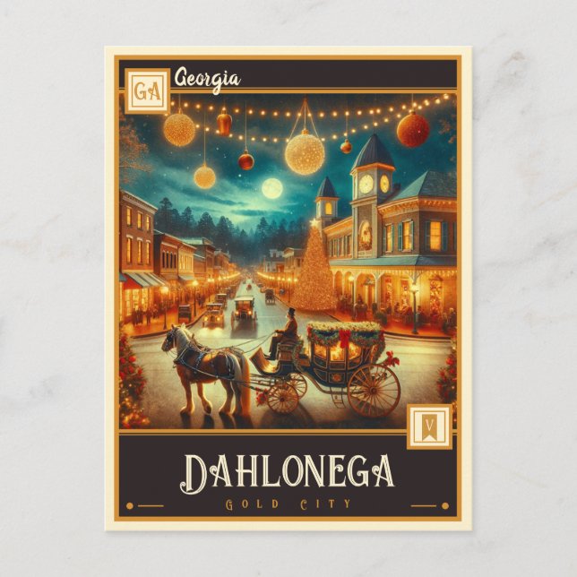 Postal Dahlonega, Georgia | Vintage (Anverso)