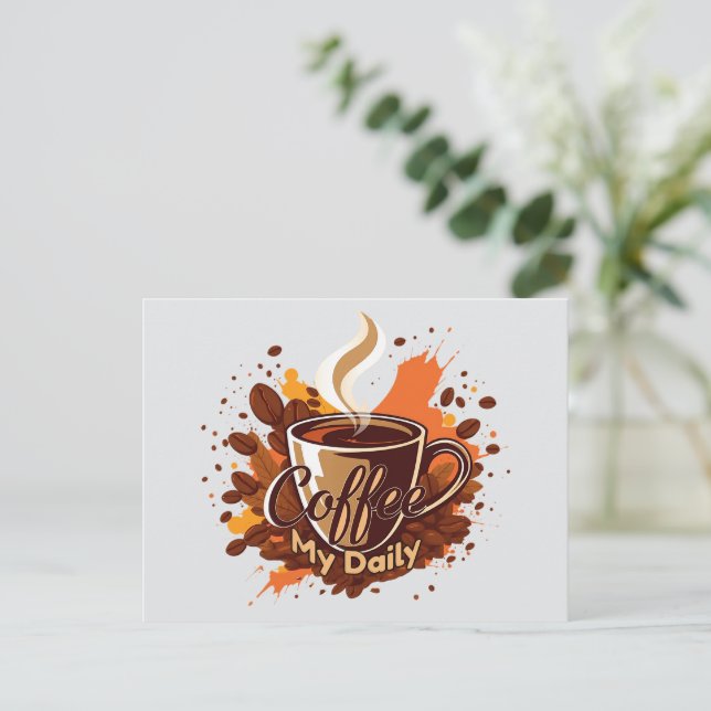 Postal Daily Coffee Ritual (Anverso de pie)