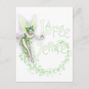 Postal Dainty Absinthe La Fee Verte III