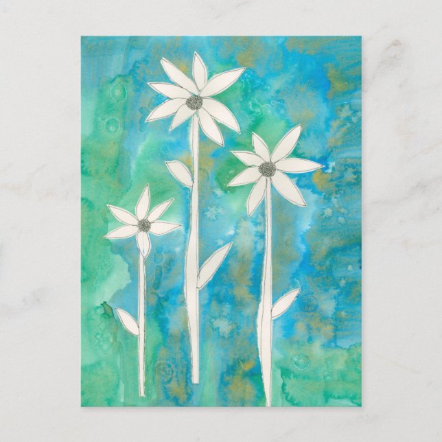 Postal Dainty Daisies I (Anverso)