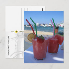 Postal Daiquiris de Fresa, Mykonos, Grecia -