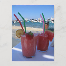 Postal Daiquiris de fresa, Mykonos, Grecia -