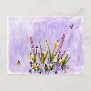 Postal Daisies amarillos
