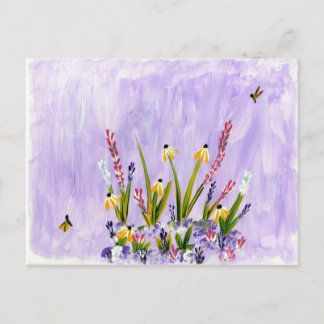 Postal Daisies amarillos