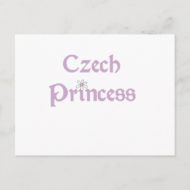 Postal Daisies Czech Princess (Anverso)