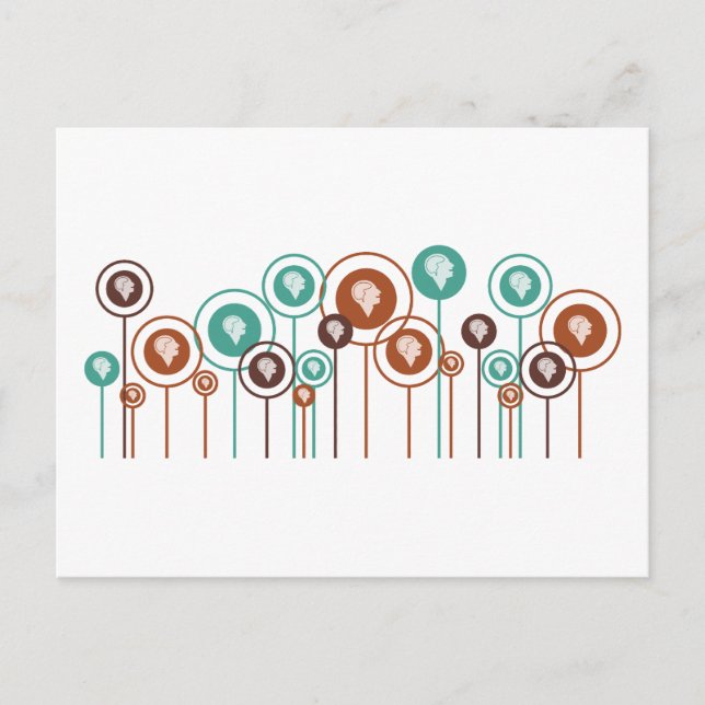 Postal Daisies de psicología (Anverso)