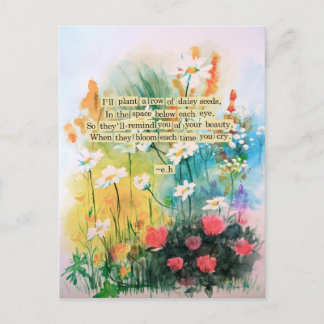 Postal Daisies Postcard