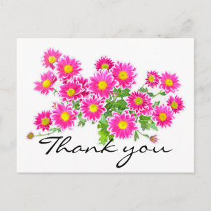 Postal Daisies rosados / Asters Bouquet + tus ideas