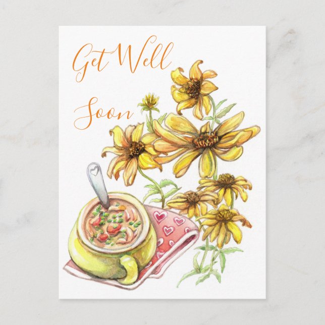Postal Daisy and Soup (Anverso)