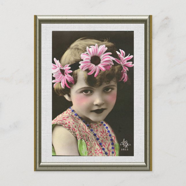 Postal Daisy Chica (Anverso)