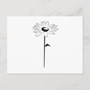 Postal Daisy de primavera simple