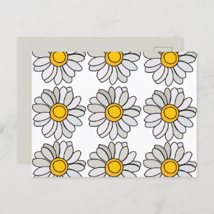Postal Daisy Flower Floral Daisy